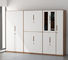 Armário de arquivo horizontal moderno do mobiliário de escritório de vidro de aço de alta qualidade da porta